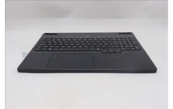 Lenovo 5CB1S76608 C-Cover with keyboard, Portuguese, Eclipse Black, White Backlight, Anodizing Sandblasting, UK