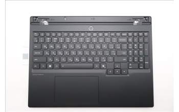 Lenovo 5CB1S76609 C-Cover with keyboard, Russian, Eclipse Black, White Backlight, Anodizing Sandblasting, US