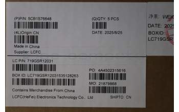 Lenovo 5CB1S76648 C-Cover with keyboard, Arabic, Eclipse Black, White Backlight, Painting, US