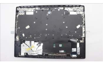 Lenovo 5CB1S76649 C-Cover with keyboard, Belgian, Eclipse Black, White Backlight, Painting, UK