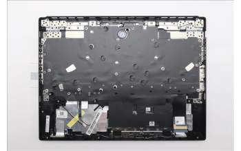 Lenovo 5CB1S76654 C-Cover with keyboard, US English Euro, Eclipse Black, White Backlight, Painting, US