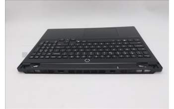 Lenovo 5CB1S76654 C-Cover with keyboard, US English Euro, Eclipse Black, White Backlight, Painting, US
