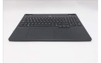 Lenovo 5CB1S76671 C-Cover with keyboard, Spanish, Eclipse Black, White Backlight, Painting, UK
