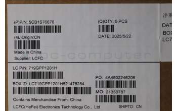 Lenovo 5CB1S76678 C-Cover with keyboard, Arabic, Eclipse Black, White Backlight, US