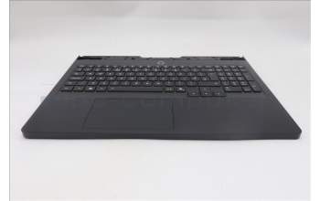 Lenovo 5CB1S76686 C-Cover with keyboard, UK English, Eclipse Black, White Backlight, UK