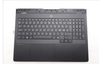 Lenovo 5CB1S76698 C-Cover with keyboard, Nordic, Eclipse Black, White Backlight, UK