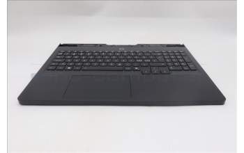 Lenovo 5CB1S76698 C-Cover with keyboard, Nordic, Eclipse Black, White Backlight, UK