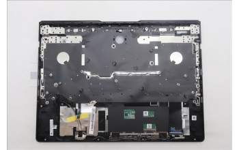 Lenovo 5CB1S76699 C-Cover with keyboard, Portuguese, Eclipse Black, White Backlight, UK