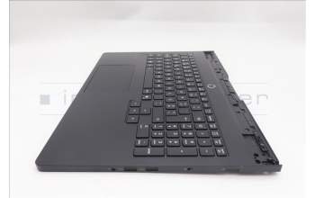 Lenovo 5CB1S76699 C-Cover with keyboard, Portuguese, Eclipse Black, White Backlight, UK