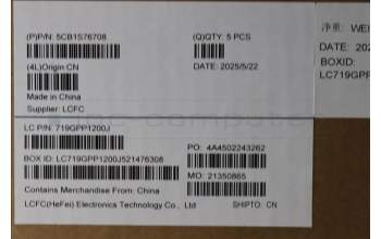 Lenovo 5CB1S76708 C-Cover with keyboard, Arabic, Eclipse Black, RGB Backlight, US