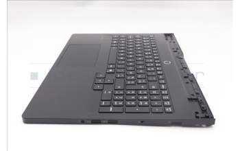 Lenovo 5CB1S76709 C-Cover with keyboard, Belgian, Eclipse Black, RGB Backlight, UK