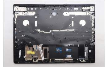 Lenovo 5CB1S76721 C-Cover with keyboard, Hebrew, Eclipse Black, RGB Backlight, US