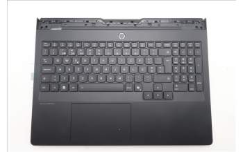 Lenovo 5CB1S80249 C-Cover with keyboard, Portuguese, Eclipse Black, RGB Backlight
