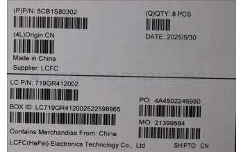 Lenovo 5CB1S80302 D-Cover, 21U0