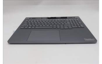 Lenovo 5CB1S80306 C-Cover with keyboard, Belgian, Luna Grey, Non_FingerPrint