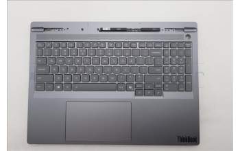 Lenovo 5CB1S82731 C-Cover with keyboard, US English Euro, Luna Grey, Non_FingerPrint