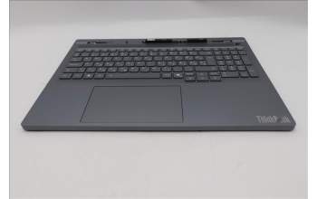 Lenovo 5CB1S82737 C-Cover with keyboard, Hungarian, Luna Grey, Non-FingerPrint, UK
