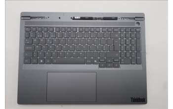 Lenovo 5CB1S82743 C-Cover with keyboard, Portuguese, Luna Grey, Non-FingerPrint, UK