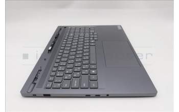 Lenovo 5CB1S82744 C-Cover with keyboard, Russian, Luna Grey, Non_FingerPrint