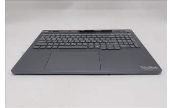 Lenovo 5CB1S82744 C-Cover with keyboard, Russian, Luna Grey, Non-FingerPrint, US