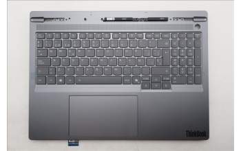 Lenovo 5CB1S82746 C-Cover with keyboard, Spanish, Luna Grey, Non_FingerPrint