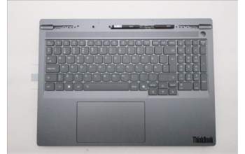 Lenovo 5CB1S82747 C-Cover with keyboard, Swedish/Finnish, Luna Grey, Non-FingerPrint, UK