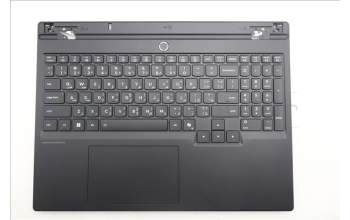 Lenovo 5CB1S82769 C-Cover with keyboard, Arabic, Eclipse Black, RGB Backlight, Anodizing Sandblasting
