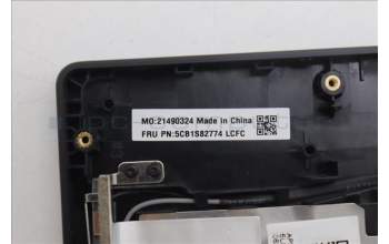 Lenovo 5CB1S82774 C-Cover with keyboard, English, Eclipse Black, RGB Backlight, Anodizing Sandblasting