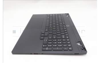 Lenovo 5CB1S82774 C-Cover with keyboard, English, Eclipse Black, RGB Backlight, Anodizing Sandblasting, US