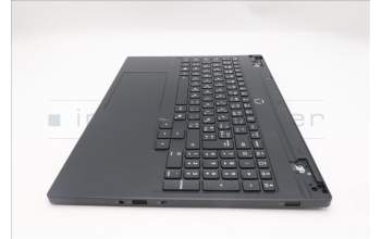 Lenovo 5CB1S82777 C-Cover with keyboard, French Arabic, Eclipse Black, RGB Backlight, Anodizing Sandblasting, UK