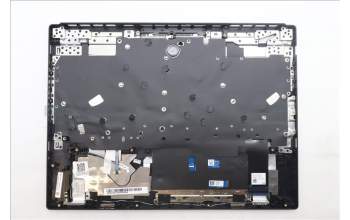 Lenovo 5CB1S82779 C-Cover with keyboard, German, Eclipse Black, RGB Backlight, Anodizing Sandblasting