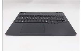 Lenovo 5CB1S82779 C-Cover with keyboard, German, Eclipse Black, RGB Backlight, Anodizing Sandblasting
