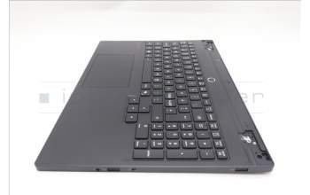 Lenovo 5CB1S82788 C-Cover with keyboard, Nordic, Eclipse Black, RGB Backlight, Anodizing Sandblasting
