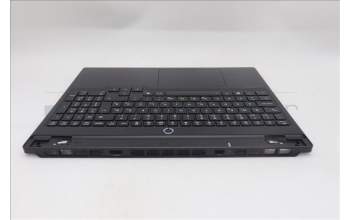 Lenovo 5CB1S82791 C-Cover with keyboard, Slovenian, Eclipse Black, RGB Backlight, Anodizing Sandblasting