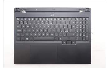 Lenovo 5CB1S82793 C-Cover with keyboard, Switzerland, Eclipse Black, RGB Backlight, Anodizing Sandblasting