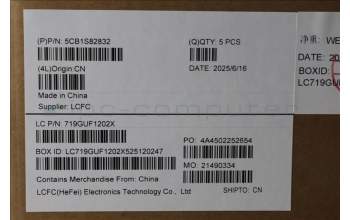 Lenovo 5CB1S82832 C-Cover with keyboard, Bulgarian, Eclipse Black, Anodizing Sandblasting