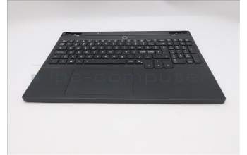 Lenovo 5CB1S82848 C-Cover with keyboard, Nordic, Eclipse Black, Anodizing Sandblasting, UK