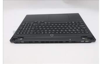 Lenovo 5CB1S82849 C-Cover with keyboard, Portuguese, Eclipse Black, Anodizing Sandblasting, UK