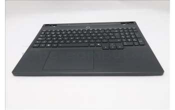 Lenovo 5CB1S82852 C-Cover with keyboard, Spanish, Eclipse Black, Anodizing Sandblasting, UK