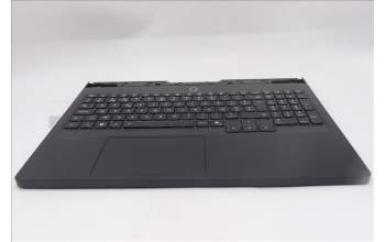 Lenovo 5CB1S87233 C-Cover with keyboard, Belgian, Eclipse Black, White Backlight