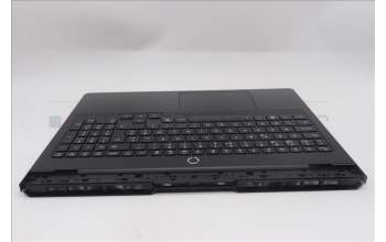 Lenovo 5CB1S87233 C-Cover with keyboard, Belgian, Eclipse Black, White Backlight