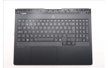 Lenovo 5CB1S87253 C-Cover with keyboard, Portuguese, Eclipse Black, White Backlight, UK