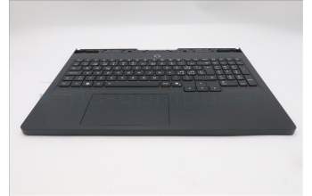 Lenovo 5CB1S87257 C-Cover with keyboard, Switzerland, Eclipse Black, White Backlight, UK