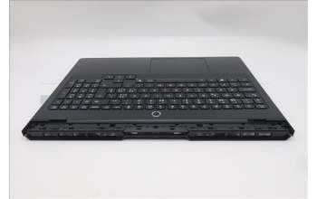 Lenovo 5CB1S87257 C-Cover with keyboard, Switzerland, Eclipse Black, White Backlight, UK