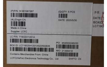 Lenovo 5CB1S87267 C-Cover with keyboard, English, Eclipse Black, RGB Backlight