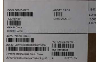 Lenovo 5CB1S87270 C-Cover with keyboard, UK English, Eclipse Black, RGB Backlight, UK