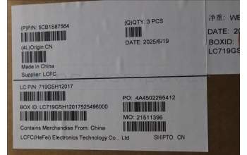 Lenovo 5CB1S87564 C-Cover with keyboard, Ukraine, Eclipse Black, RGB Backlight