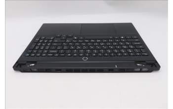 Lenovo 5CB1S89872 C-Cover with keyboard, Arabic, Eclipse Black, RGB Backlight, Anodizing Sandblasting, US