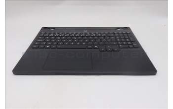 Lenovo 5CB1S89876 C-Cover with keyboard, Czech Slovakian, Eclipse Black, RGB Backlight, Anodizing Sandblasting
