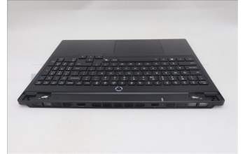 Lenovo 5CB1S89878 C-Cover with keyboard, US English Euro, Eclipse Black, RGB Backlight, Anodizing Sandblasting, US